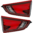 Driver and Passenger Side, Inner Halogen Tail Light, With bulb(s), OE Replacement