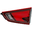Driver and Passenger Side, Inner Halogen Tail Light, With bulb(s), OE Replacement