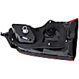 Driver Side, Inner And Outer Halogen Tail Light, With bulb(s), OE Replacement