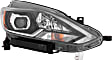Driver and Passenger Side LED Headlight, With bulb(s), OE Replacement