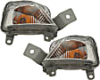 Front, Driver and Passenger Side Turn Signal Light, With bulb(s)