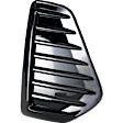 Fog Light Cover - Front, Driver and Passenger Side, Black