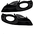Driver and Passenger Side Fog Light Trim, Textured Black