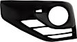 Front, Driver and Passenger Side Fog Light Trims, Textured