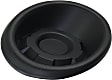 Fog Light Cover - Front, Driver and Passenger Side, Textured Black