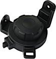 Fog Light Cover - Front, Driver and Passenger Side, Black
