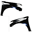 Front, Driver and Passenger Side Fenders, CAPA CERTIFIED