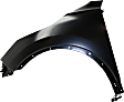 Front, Driver and Passenger Side Fenders, Without turn signal light hole