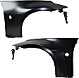 Front, Driver and Passenger Side Fenders