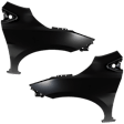 Front, Driver and Passenger Side Fenders, CAPA CERTIFIED