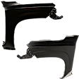 Front, Driver and Passenger Side Fenders, For Models Without Wheel Molding Hole