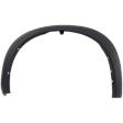 Front, Driver and Passenger Side Fender Flares, Textured Black