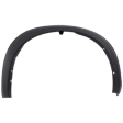 Front, Driver and Passenger Side Fender Flares, Textured Black CAPA Certified