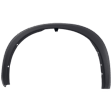 Front, Driver and Passenger Side Fender Flares, Textured Black CAPA Certified