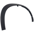 Front, Driver and Passenger Side Fender Flares, Textured Black CAPA Certified