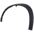 Front, Driver and Passenger Side Fender Flares, Textured Black CAPA Certified