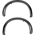 Front, Driver and Passenger Side Fender Flares, Silver