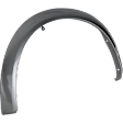 Front, Driver and Passenger Side Fender Flares, Silver