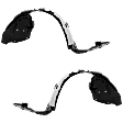 Front, Driver and Passenger Side, Fender Liner, CAPA Certified