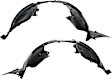 Front, Driver and Passenger Side, Fender Liner