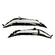 2017-2023 Nissan Titan - Front, Driver and Passenger Side, Middle Section, Fender Liner