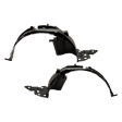 Front, Driver and Passenger Side, Fender Liner
