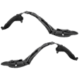 Front, Driver and Passenger Side, Fender Liner, CAPA CERTIFIED