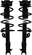 Front, Driver and Passenger Side Fully Loaded Struts, FWD