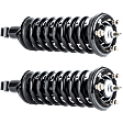 Front, Driver and Passenger Side Fully Loaded Struts, 4WD