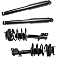 Front and Rear, Driver and Passenger Side Shock and Fully Loaded Strut