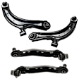 Front, Driver and Passenger Side, Upper and Lower Control Arm, with Ball Joint and Bushing