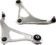 Front, Driver and Passenger Side, Lower Control Arms, Sedan