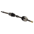 Front, Driver and Passenger Side Axle Assembly, Automatic Transmission