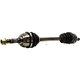 Front, Driver and Passenger Side Axle Assembly, Automatic Transmission