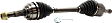 2007-2012 Nissan Sentra - Front, Driver and Passenger Side Axle Assembly, Automatic CVT Transmission