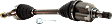 2007-2012 Nissan Sentra - Front, Driver and Passenger Side Axle Assembly, Automatic CVT Transmission