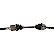 Front, Driver and Passenger Side Axle Assembly - New Set of 2 AWD, 2.5L, 4Cyl