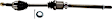 Front, Driver and Passenger Side Axle Assembly - New Set of 2 AWD, 2.5L, 4Cyl