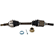Front, Driver and Passenger Side Axle Assembly - New Set of 2 AWD, 2.5L, 4Cyl