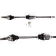 2013 Nissan Altima - Front, Driver and Passenger Side Axle Assembly, New, 2.5L 4Cyl Sedan