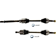 2013 Nissan Altima S - Front, Driver and Passenger Side Axle Assembly, New, 2.5L 4Cyl Coupe