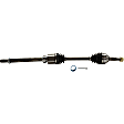 2013 Nissan Altima S - Front, Driver and Passenger Side Axle Assembly, New, 2.5L 4Cyl Coupe