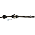 2013 Nissan Altima S - Front, Driver and Passenger Side Axle Assembly, New, 2.5L 4Cyl Coupe
