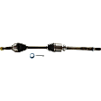 2013 Nissan Altima S - Front, Driver and Passenger Side Axle Assembly, New, 2.5L 4Cyl Coupe