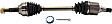 Front, Driver and Passenger Side Axle Assemblies, Automatic CVT Transmission, SE-R Model, 4 Cyl., 2.5L Engine