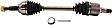 Front, Driver and Passenger Side Axle Assemblies, Automatic CVT Transmission, SE-R Model, 4 Cyl., 2.5L Engine