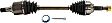 Front, Driver and Passenger Side Axle Assemblies, Automatic CVT Transmission, SE-R Model, 4 Cyl., 2.5L Engine