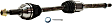 Front, Driver and Passenger Side Axle Assemblies, Automatic CVT Transmission, SE-R Model, 4 Cyl., 2.5L Engine