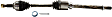 Front, Driver and Passenger Side Axle Assemblies, Automatic CVT Transmission, SE-R Model, 4 Cyl., 2.5L Engine