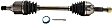 Front, Driver and Passenger Side Axle Assemblies, Automatic CVT Transmission, SE-R Model, 4 Cyl., 2.5L Engine